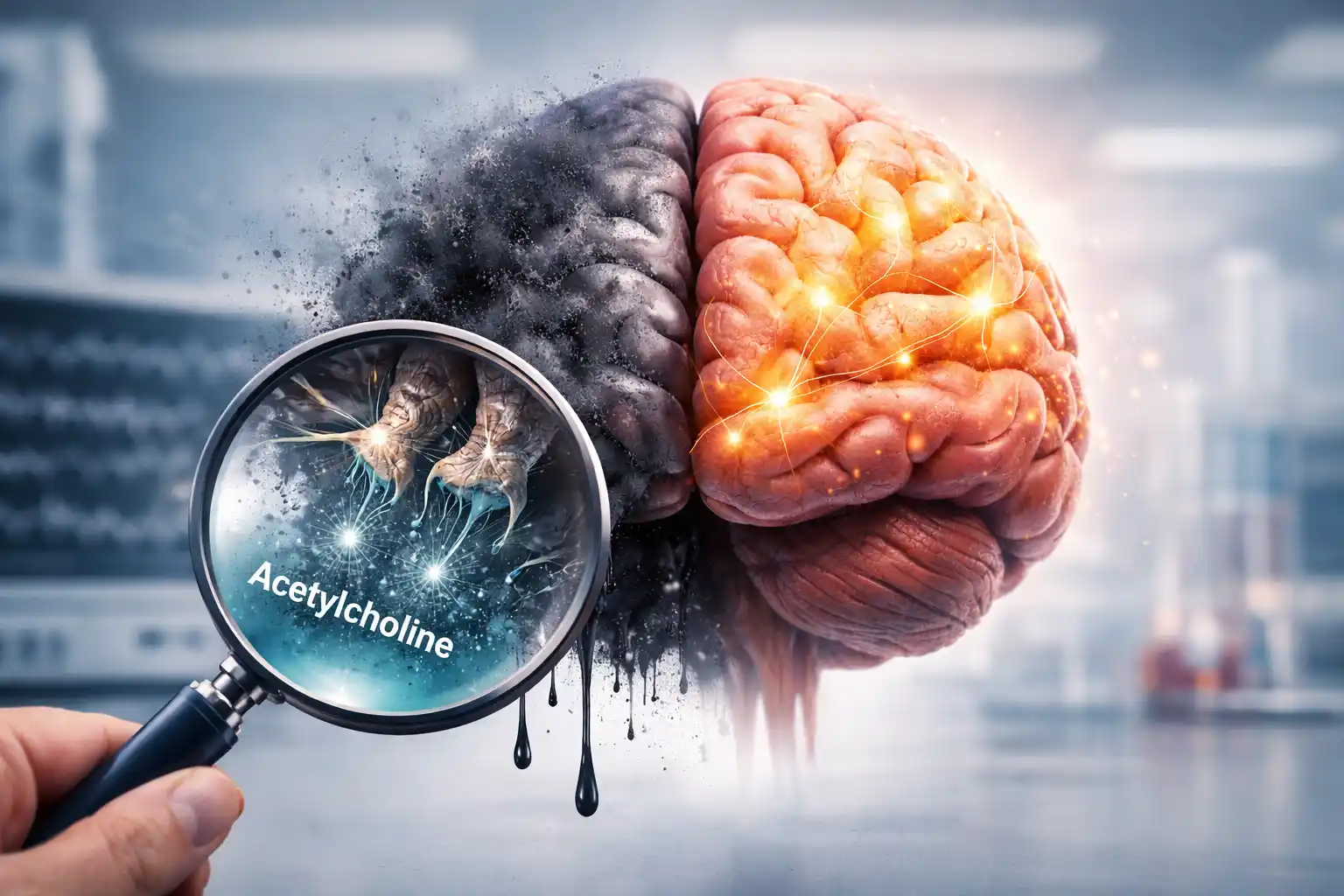 Doctor Analyzing Brain